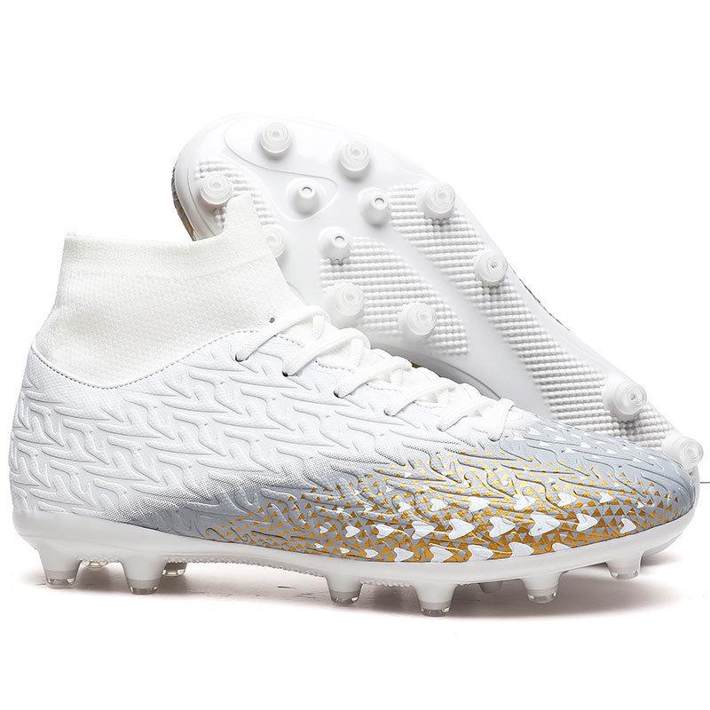 

Broken kick grass student large size new long nails high top football shoes men s shoe nails adult game training 35