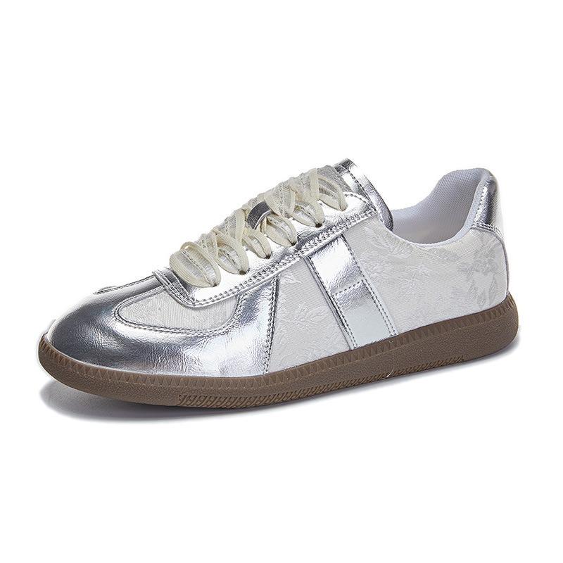 Leather Women's New Summer Breathable Mesh White Shoes Women's Flat-bottomed Versatile Casual Women's Shoes
