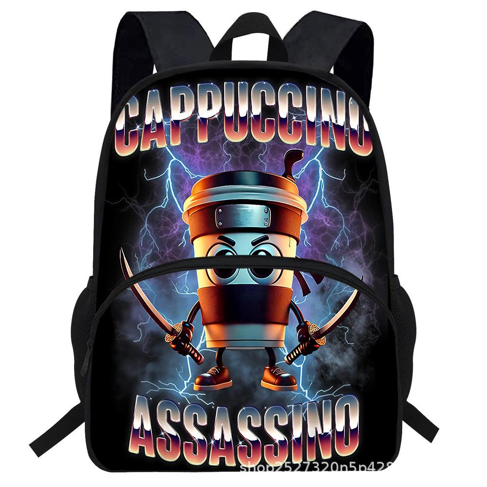 Stickman Italian Brainrot Backpack