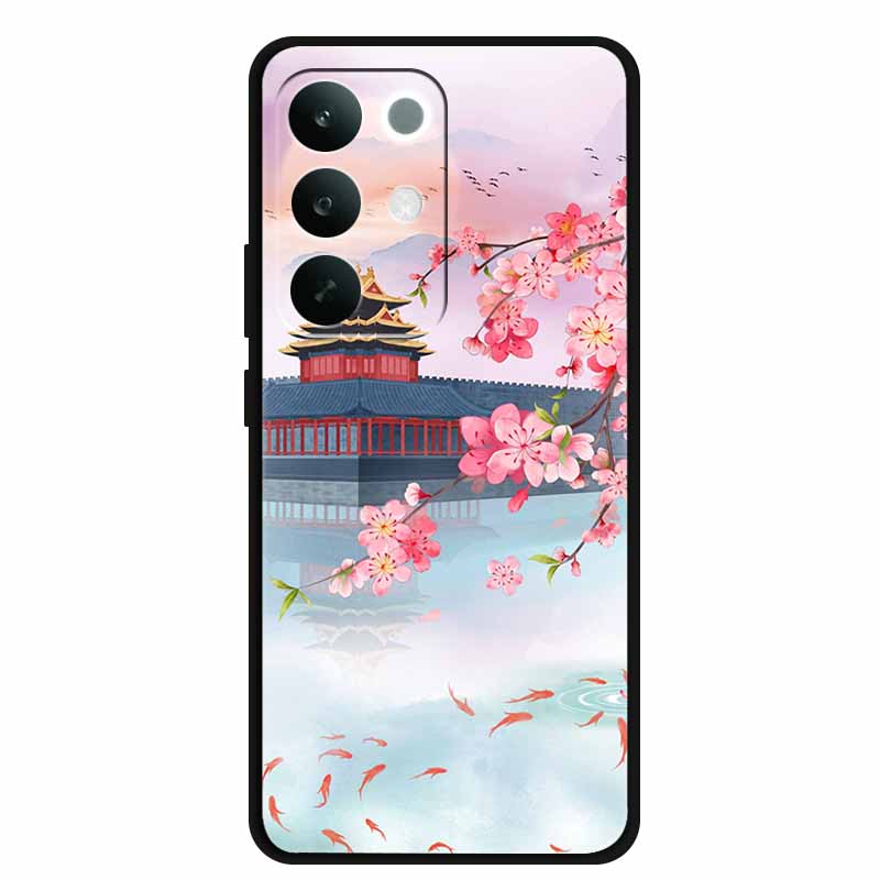3D Dragon Case For OPPO Realme C85 4G 15X 5G Relief Coque Bumper Silicone Soft Phone Cover C 85 15 X Embossed Blossoms Funda