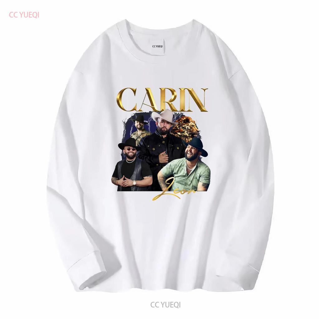 Carin Leon T Shirt 2024 Tour Merch Boca Chueca Concert Fans Long or Short Sleeves Vintage Washed Homme Comfortable Soft