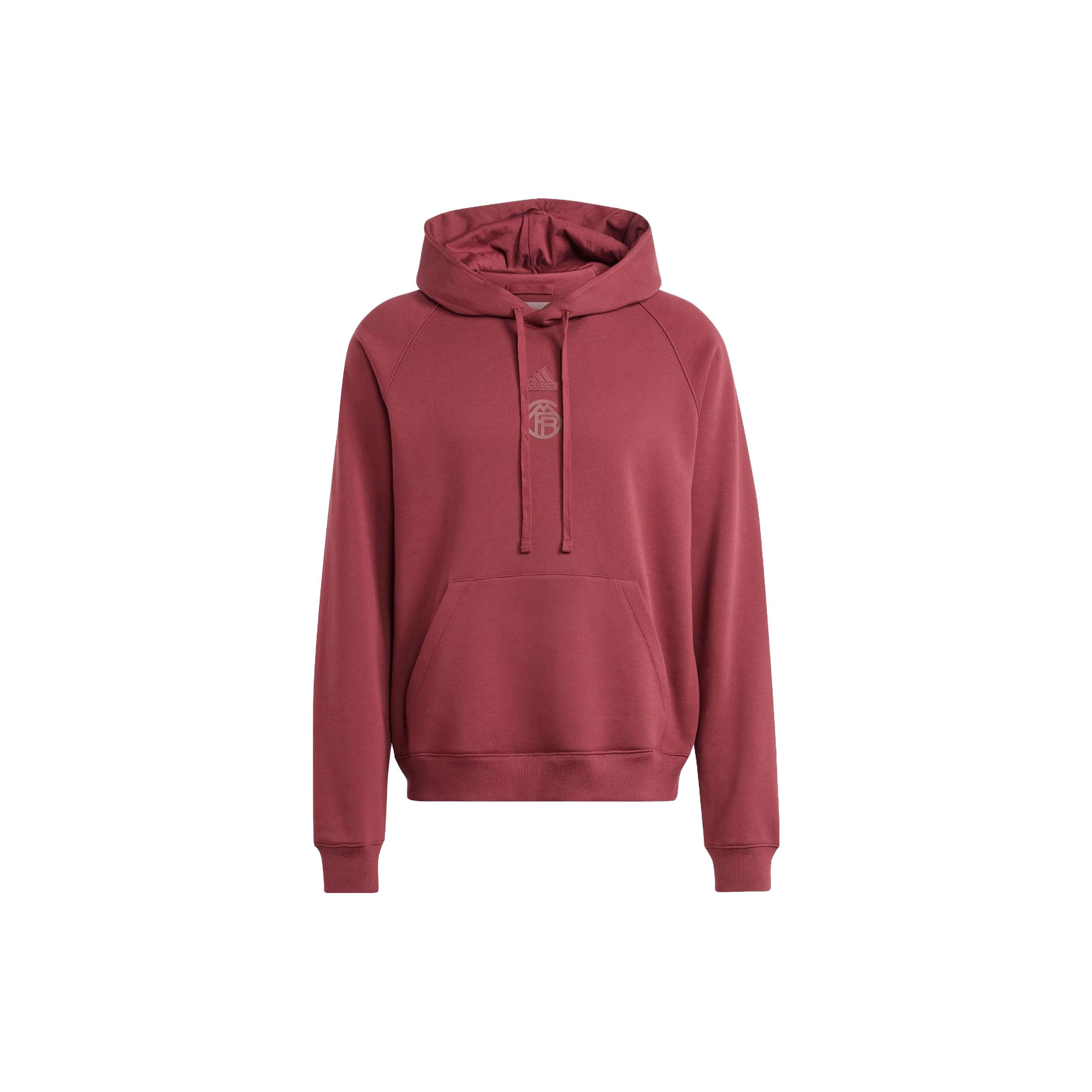 adidas Men s FC Bayern München Lifestyler Hoodie Burgundy HY3303 L