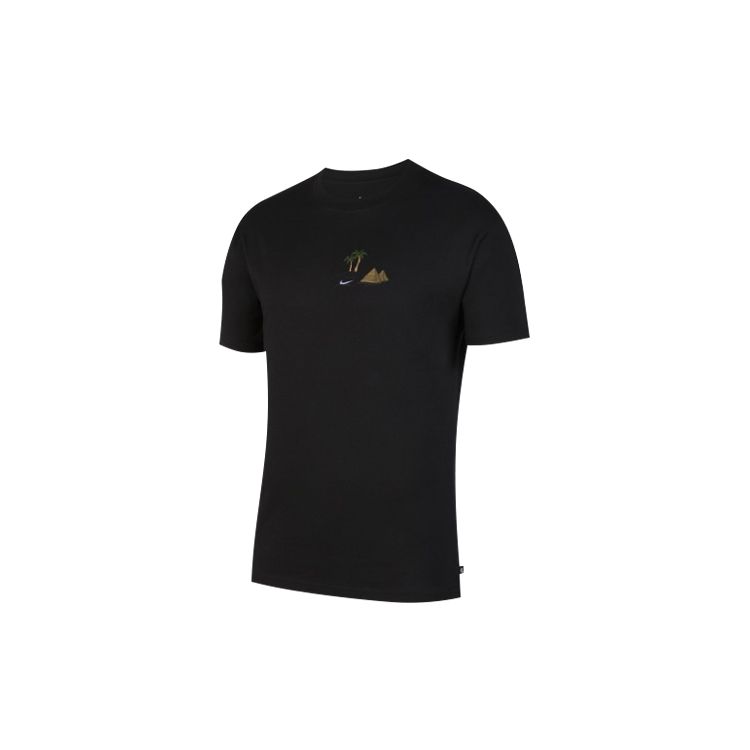 Nike SB Skate Lion Sphinx Graphic T-Shirt à manches courtes hommes hauts noir CU0297-010