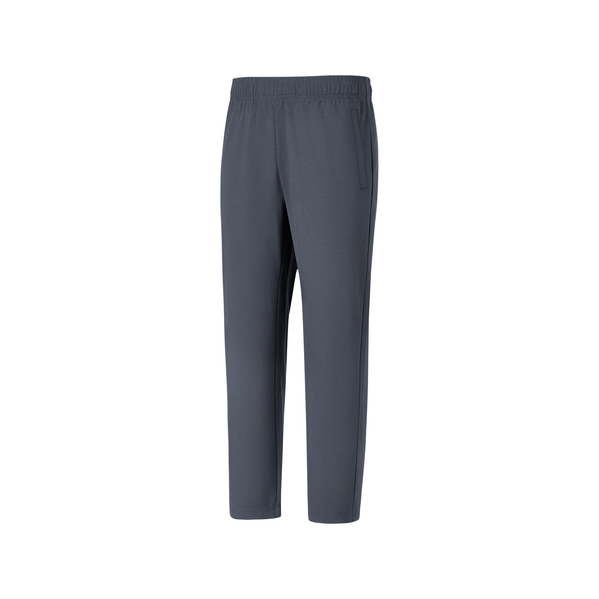 Skechers Casual Fashion Simple Versatile Knitted Sports Pants Men bottoms Charcoal-Gray P225M091-000G XL