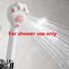 1 Adjustable Hand Shower with Claw Design, 3 Speed Control Massage for Bathroom, Wall Mounting and Hanging