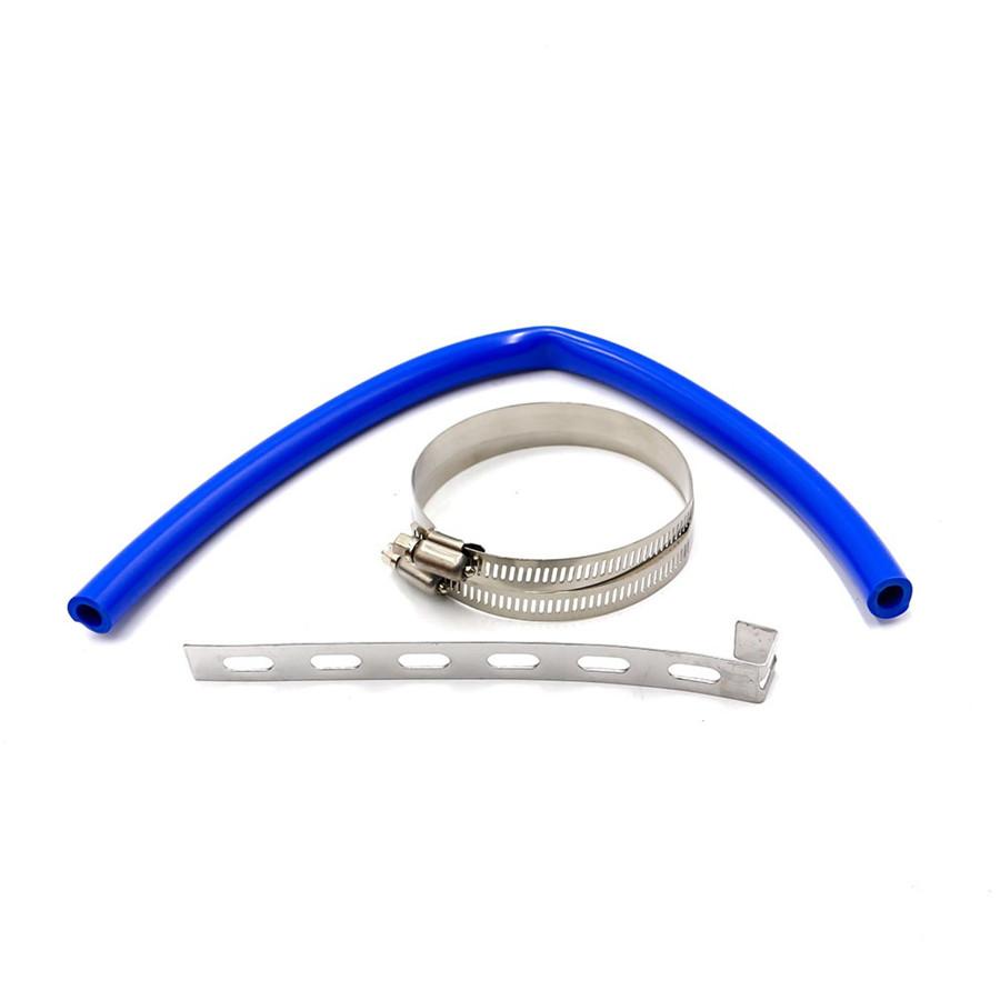 Universal Aluminum Alloy Air Intake Kit Blue Pipe Diameter 3" +Cold Air Intake Filter+ Clamp+ Accessories