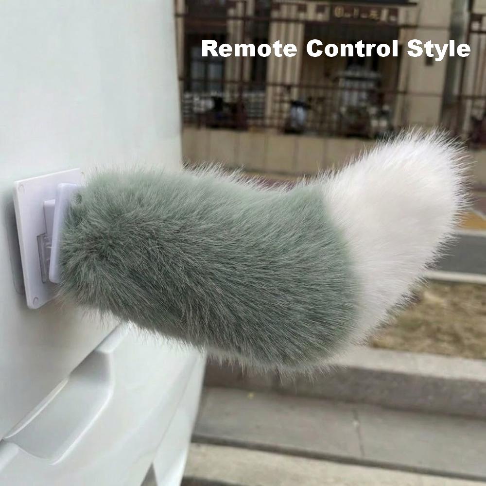 Fluffy Car Wagging Moving Tail Rechargeable Motorcycle Tail Ornament All Vehicles