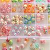 Pure Hand-painted Beads Stickers Diamonds Set Pearl Diy Jewelry Accessories Material Package Beads Car Pendant Cell Phone Chain Beads