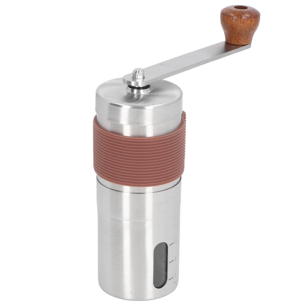 Portable Manual Coffee Grinder Stainless Steel Manual Ceramic Burr Mini Coffee Bean Grinder for
