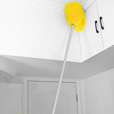 Static Microfiber Brush with Telescoping Extension Pole Ceiling Fan Cleaner Duster Multifunctional for Cleaning Wall Door Window