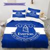 Everton F.C Pattern Bedding,Quilt Set Quilt Cover Pillowcase Home Birthday Gift(1 * duvet cover + 2 * pillowcase, without core)