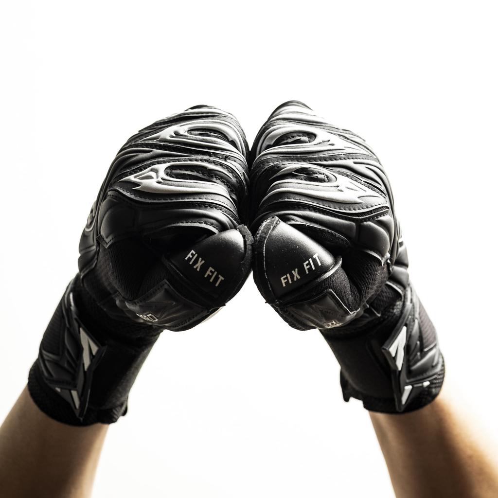 Genuine RG Goalkeeper Gloves Aspro Black Out Japan Japanese Model 4 Colors Aspro Black Out Contact Black (R.G.) (Silver, No. 10)