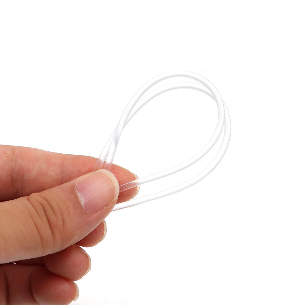 30 Pcs 6 Inch Transparent Plastic Transparent Name Tag Loop Tags Identification Cards Office