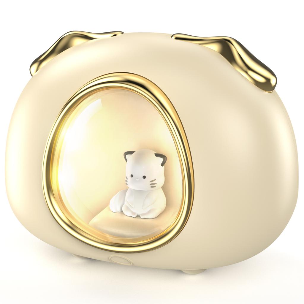 Mini Cartoon Bluetooth Speaker White Noise Sleep Aid Soundbar Wireless TWS  Connection Stereo Music Box Night Light Sleep Timer