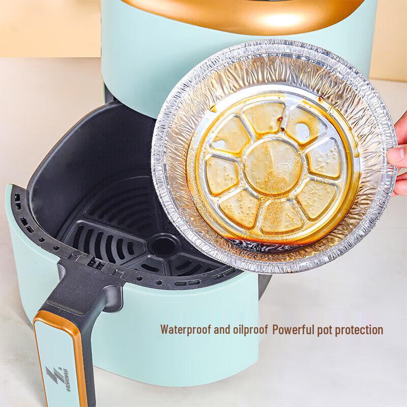 Faxilon 8-inch Disposable Aluminum Foil Trays, 20-Pack