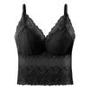 Women French Lace Sexy Beautiful Back Fixed Cup Long Camisole Tank Top