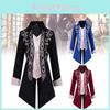 Elegant Gothic Victorian Tailcoat For Halloween Steampunk Medieval Jacket
