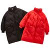 Kids Winter School Girls Children Clothing Boys Long Jacket Baby Girl Clothes Faux Fur Collar Coat Snowsuit Outerwear Coat Parka