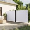 Retractable Side Awning White 160 X 1200 Cm