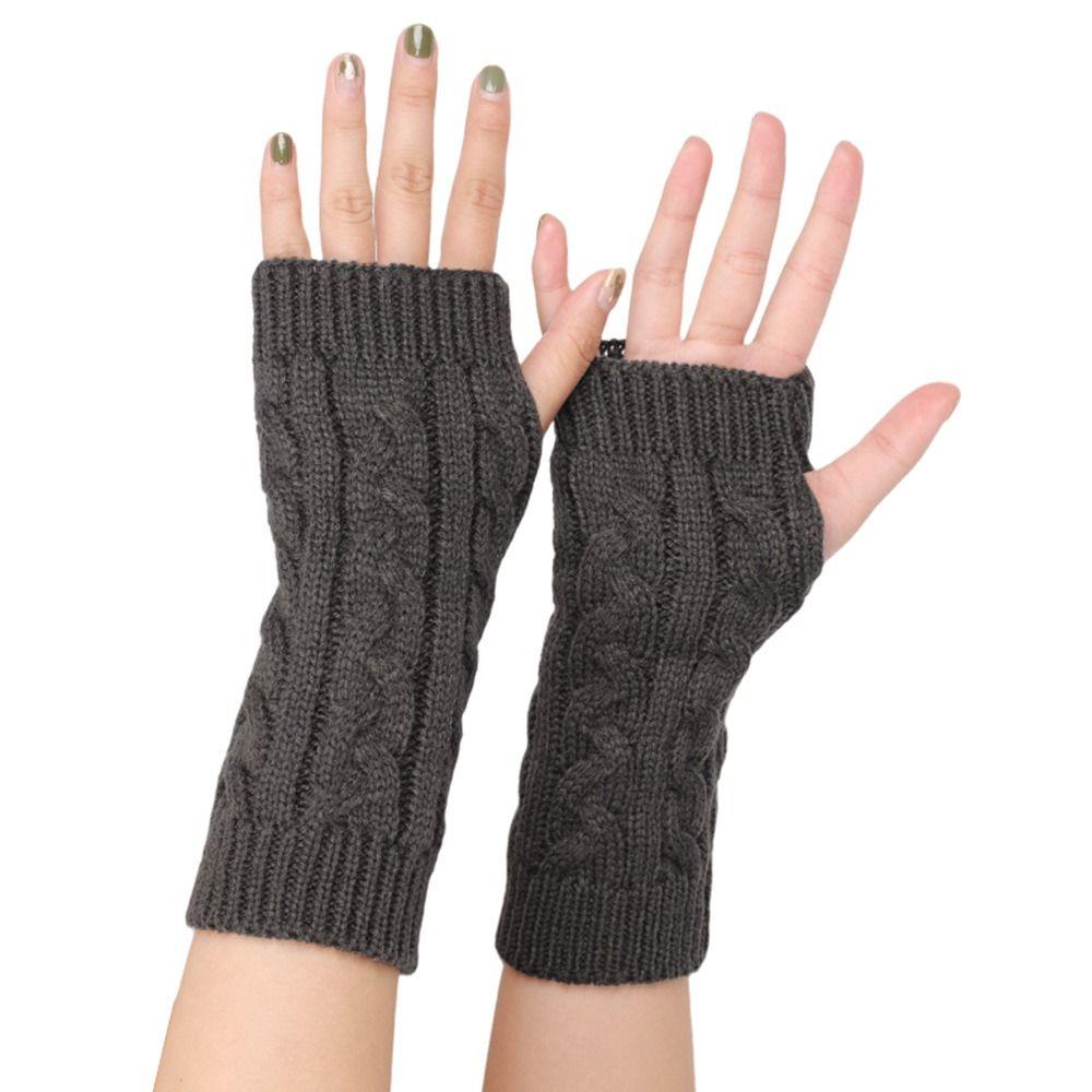 Twists Gloves Winter Gloves Outdoor Riding Mittens Wool Gloves Fashion Knitted Gloves  Men