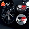 4PCS Waterproof 56mm GR Emblem Wheel Center Caps Stickers For Ford Mercedes W212 Volkswagen Golf Honda BMW FIAT Volvo KIA Mazda QZ1