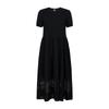 AnnaCo Minimalist Waist-Cinched Knit Dress