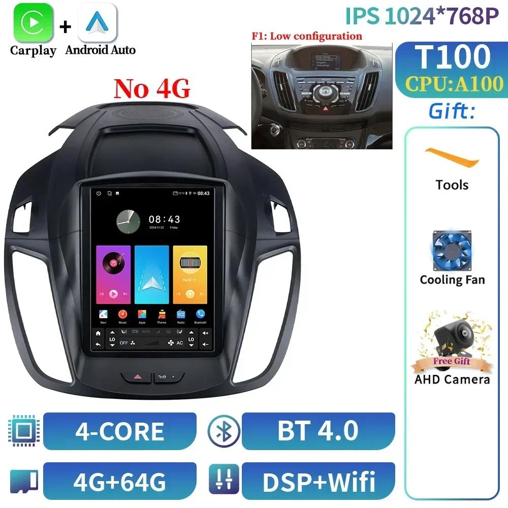 9.7inch Android Car Stereo Radio Multimedia Video Player For Ford Kuga 2 Escape 3 2012-2019 Navigation Carplay Automotive Screen