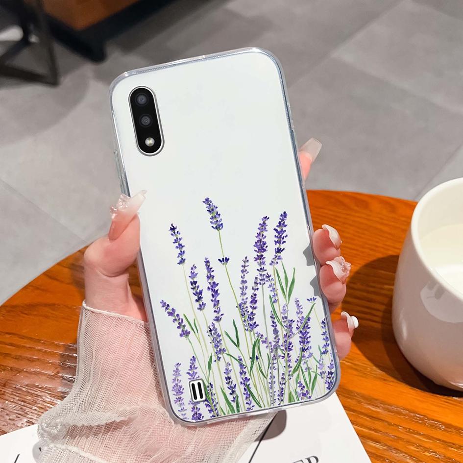 New Cases For Samsung A01 A02 A02S A03 Core A04 A04E A10 A10E A10S A11 A12 A13 A14 A21 A22 New Pink Wings Pattern Silicone High Shockproof For Samsung