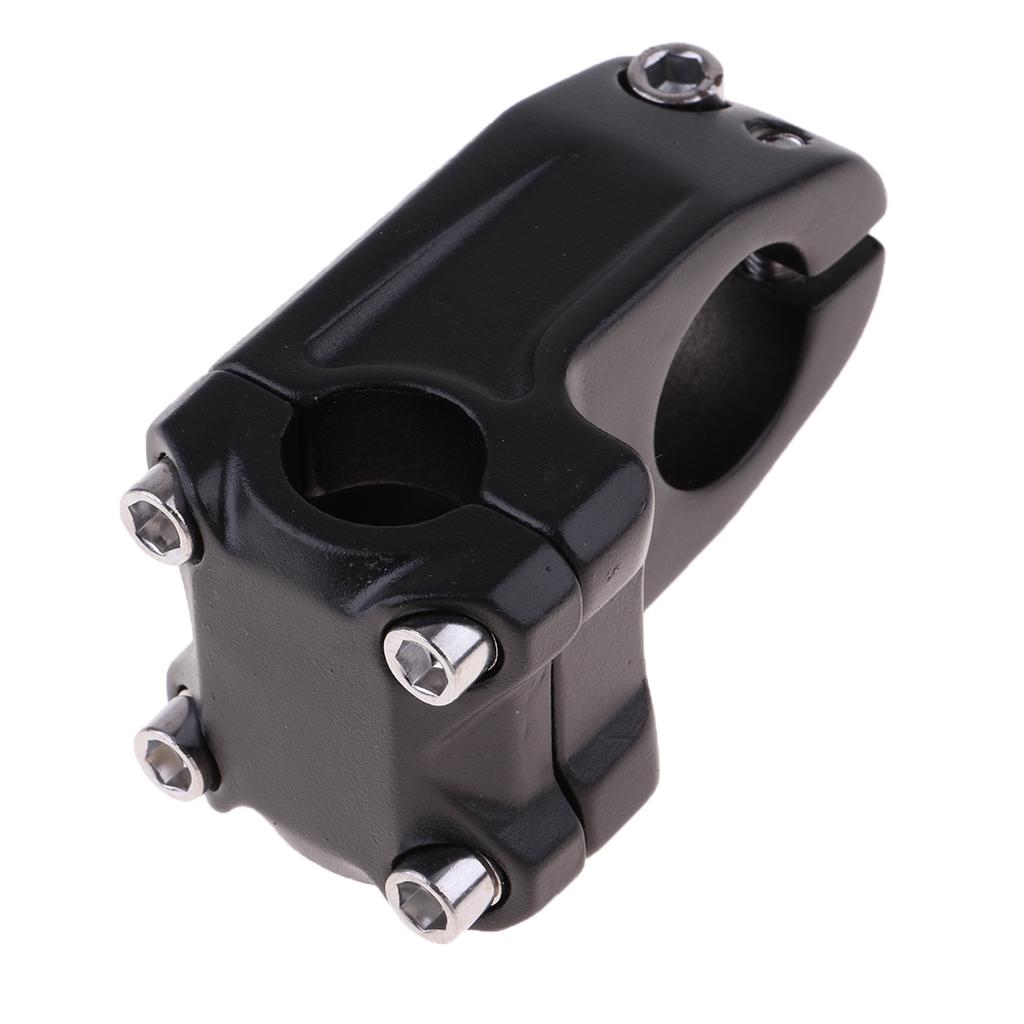 Aluminum Alloy Fixed Cycling Mountain Bike Short Handlebar Stem Riser for Track Bike, BMX, Downhill