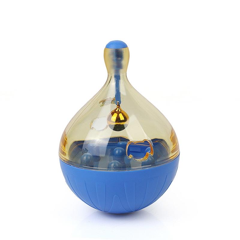 Pet Cat Fun Bowl Feeding Toys Dog Tumbler Feeder Puppy Kitten Shaking Leakage Food Ball Container Exercise Training Leakage Toys