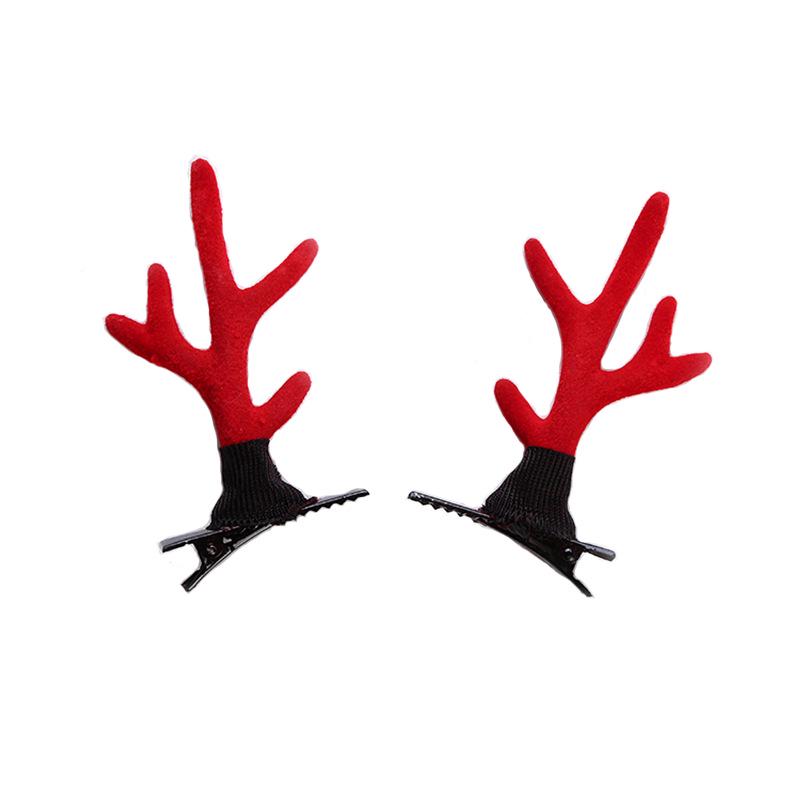 Christmas Antler Hair Clips - Festive Hair Accessories for Women & Children