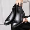 22 Autumn and Winter New High-top Leather Shoes Sleeve Leather Boots Large Size Chelsea Boots