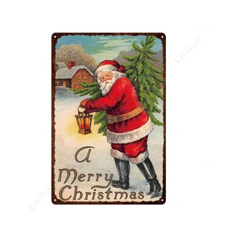 Halloween Metal Sign with Pumpkins, Fall Decor 20x30 Cm