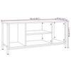 VidaXL Meuble TV noir 102x35x45 cm bois d'ingénierie 826285