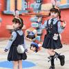 Zootopia Rabbit Police Officer Girl's Cosplay Outfit: Vest & Bloomers Set for Spring/Autumn