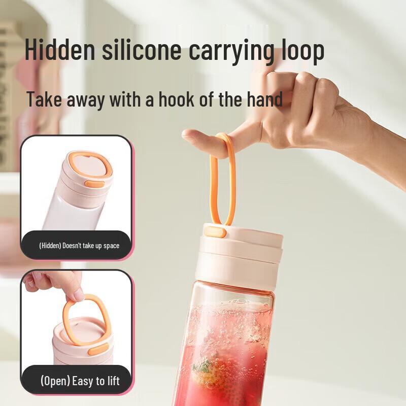 SUPOR Portable Borosilicate Glass Lined Water Bottle