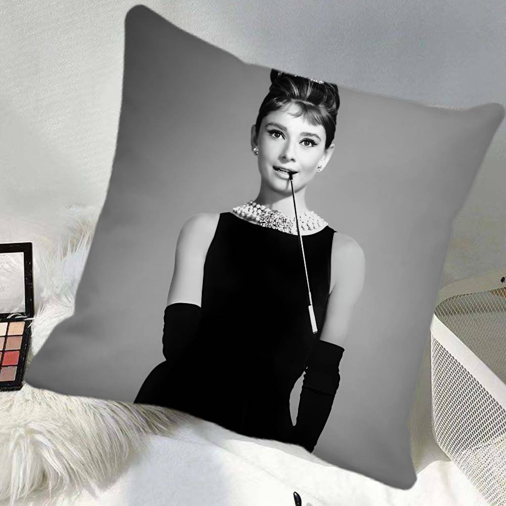 Breakfast At Tiffanys Pillow Case Square Pillow Bedroom Sofa Leisure Comfort Cushion Car Home Decoration
