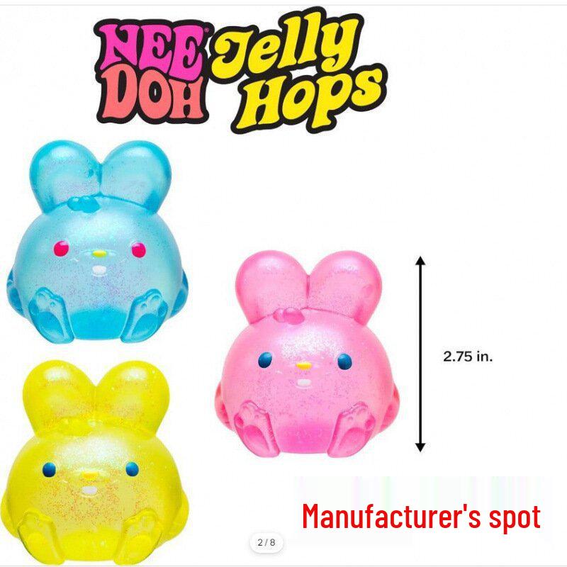 

Educational Rabbit Squeeze Toy for Stress Relief Malt Sugar Edition жёлтый