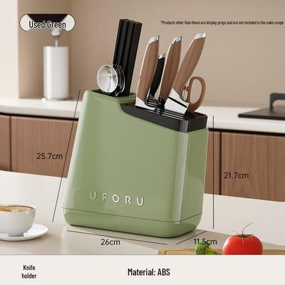 Wutuo Küchenarbeitsplatten-Messerhalter & Aufbewahrungsregal
