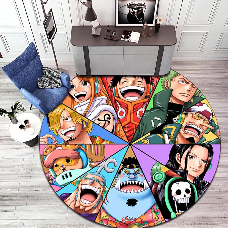 Cute Monkey D. Luffy from the Japanese manga ONE PIECE carpet is soft, home, bedroom, door mat decoration, and non slip carpet E16