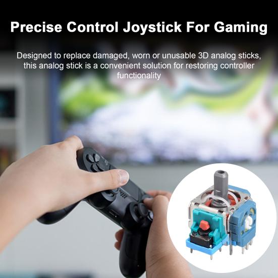 2Pcs Thumbsticks Wireless Replacement Parts Precise Controller Joystick Control Enhanced Control Sensitivity Analog