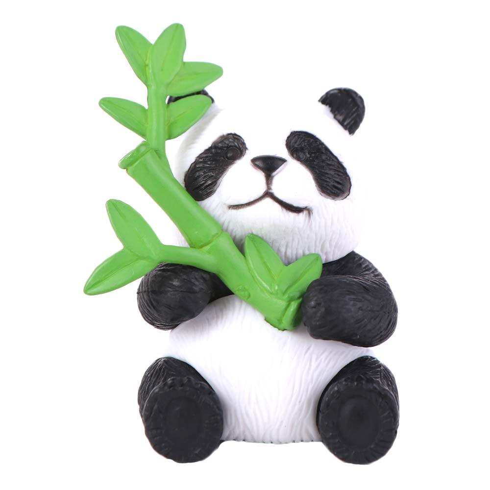 8pcs Lifelike Miniature Panda Figurines Cartoon Animal Statues Panda Ornament  Fairy Gardens