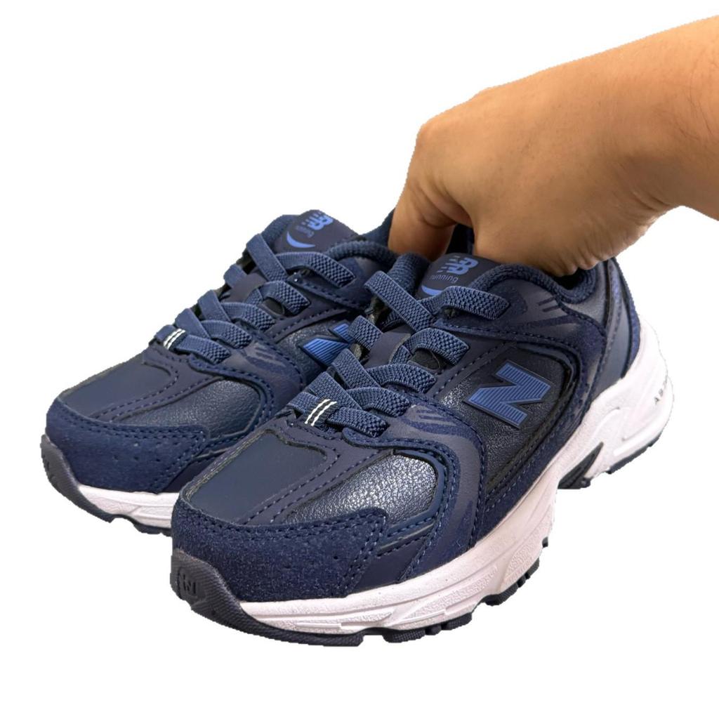 NB 530 Kids' Leather Athletic Shoes: Comfortable, Lightweight, Non-slip, Soft Sole, Unisex Casual Sneakers.