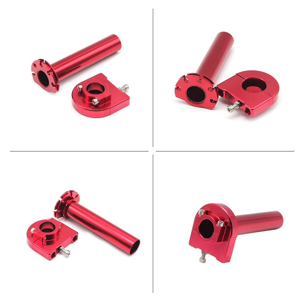 ZSDTRP 7/8" Aluminum Throttle Grip Twist Quick Action Gas Throttle Settle With Cable For Dirt Pit Bike 50cc 110cc 125cc