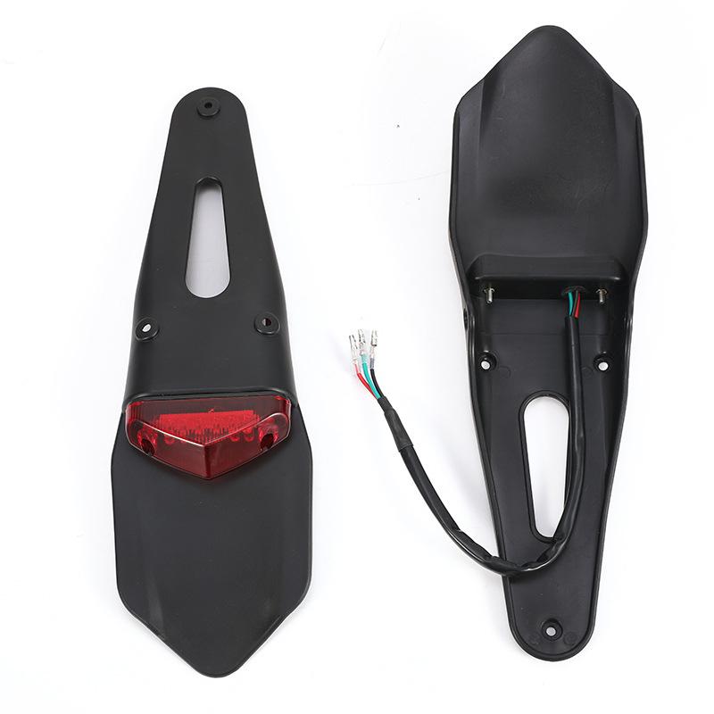 Motorcycle LED Tail Light Rear Fender Stop Brake Warning Lamp Universal Off-road Motorcycles Scooter Taillight 12V Moto Parts