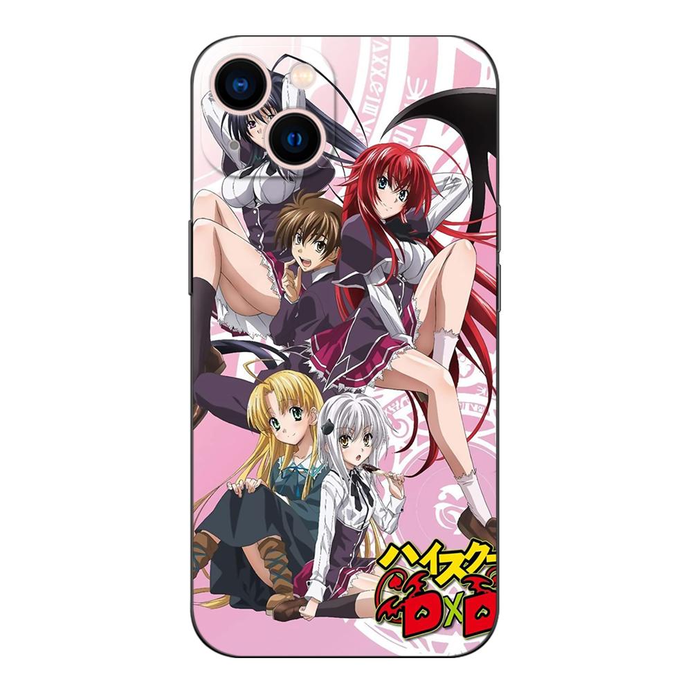 Black tpu Case For Samsung Galaxy A50 50S A30S A10 A01 A11 A21S A31 A41 A51 A71 Cover Spduak High School Rias Gremory