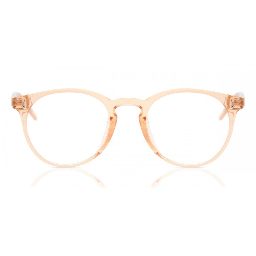 

Full Rim Oval Transparent Peach Pink Smartbuy Collection Chade Cp123f Fashion Unisex Eyeglasses Peach Pink/48