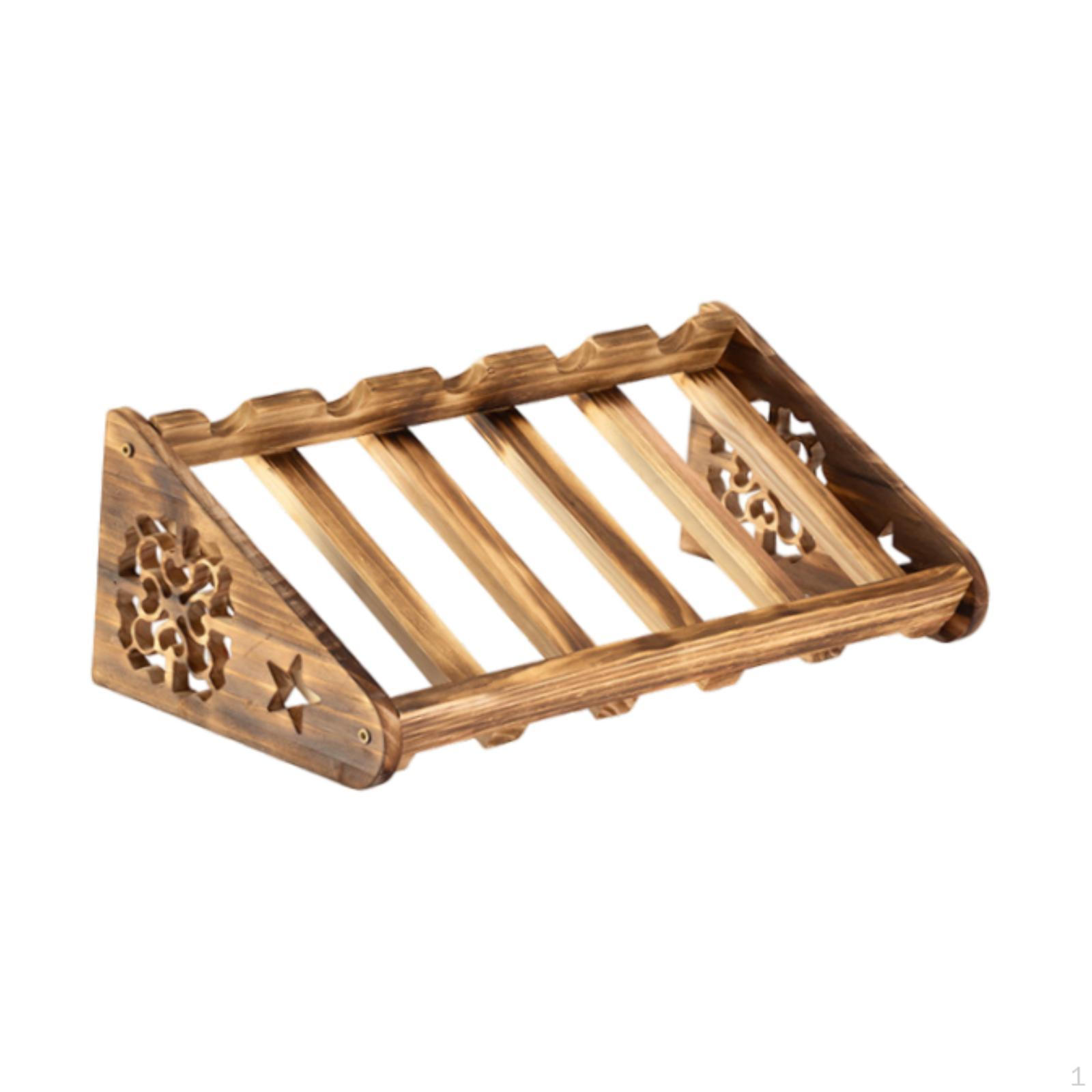 

Elegant Wine Bottle Stand for Home Bar Storage hold 5 bottles