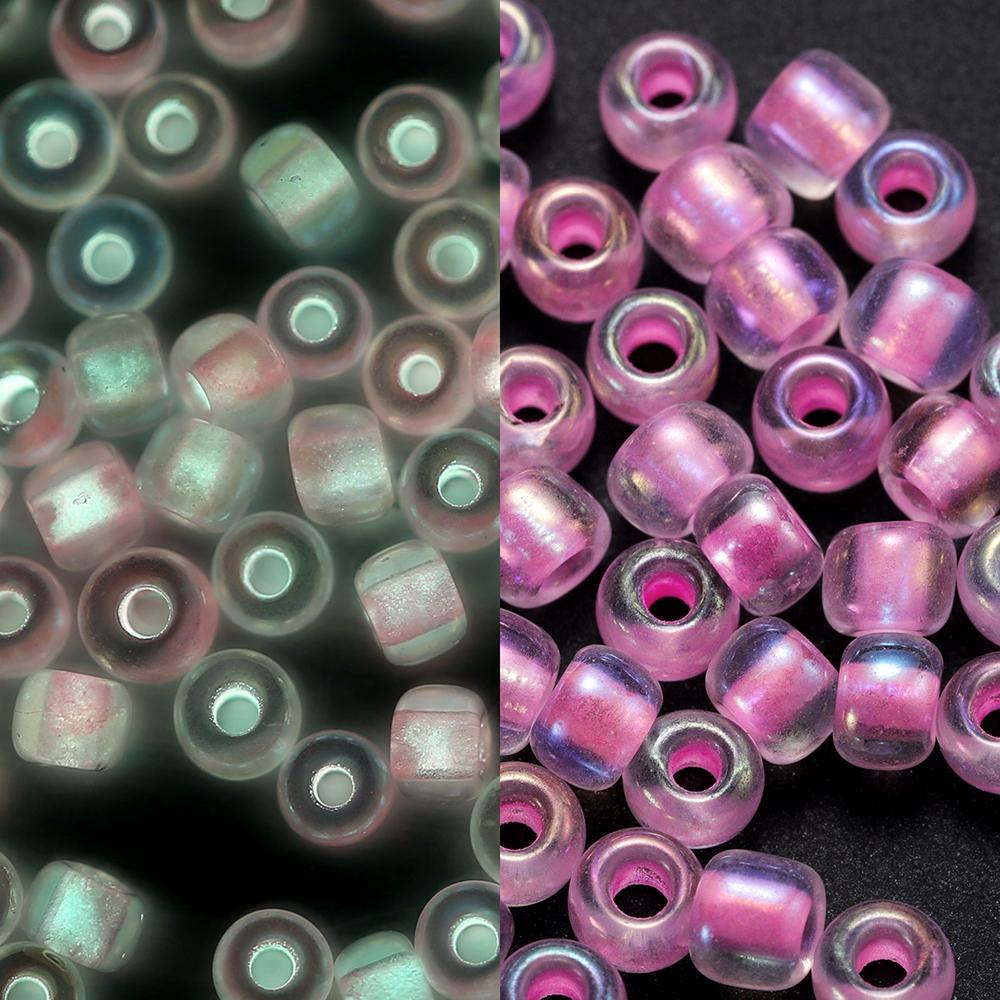 600Pcs/Lot 3mm Colorful Luminous Beads Glass Seed Loose Spacer Beads for DIY Earrings Necklace Bracelet Jewelry Accessories