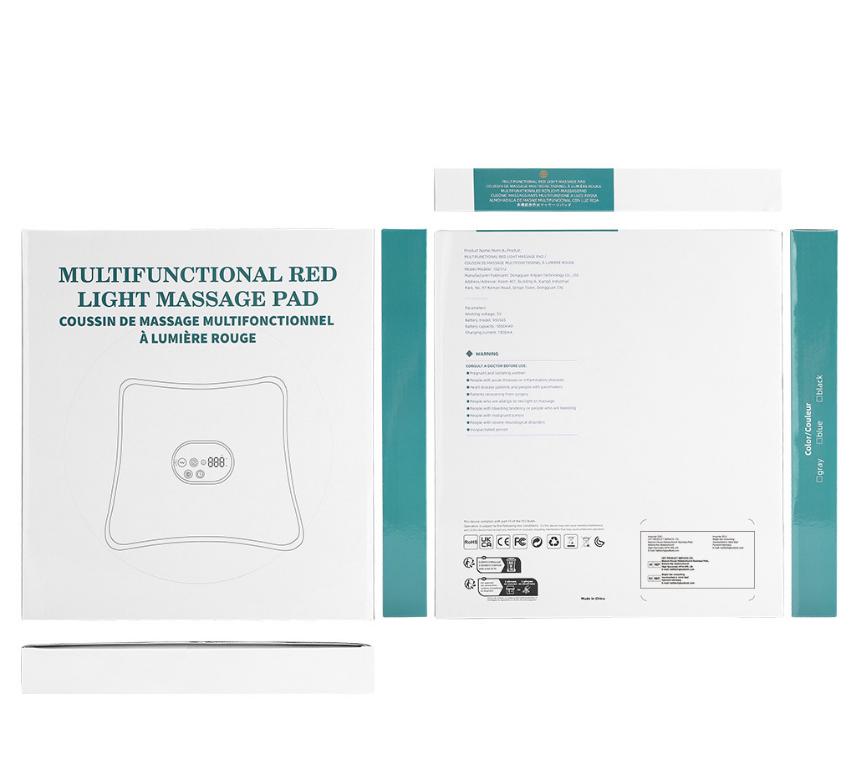 LED Red Light Therapy Belt, Multifunctional Far-Infrared Hot Compress Massage Shoulder & Knee Wrap